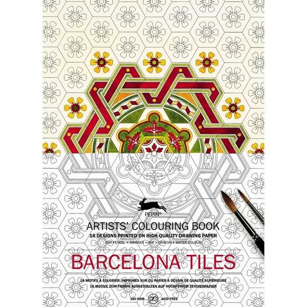Colouring Book-Barcelona Tiles