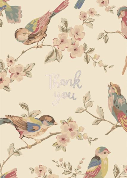Greeting Card - Thank You Birds