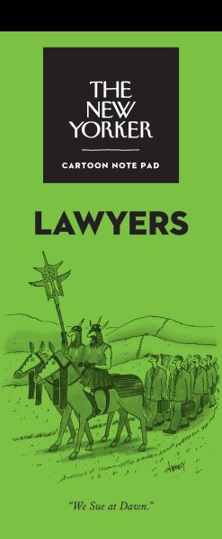 New Yorker Notepad- Lawyers