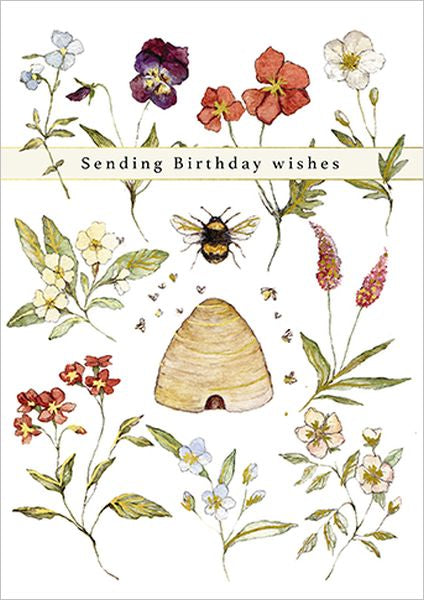Greeting Card - Flora Beehive