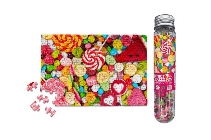 Micro Puzzles Mini 150 piece Jigsaw Puzzle- Candy