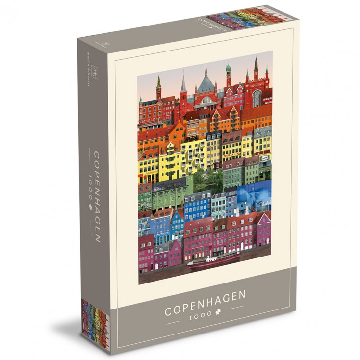 Martin Schwartz Jigsaw Puzzle 1000 Piece - Copenhagen