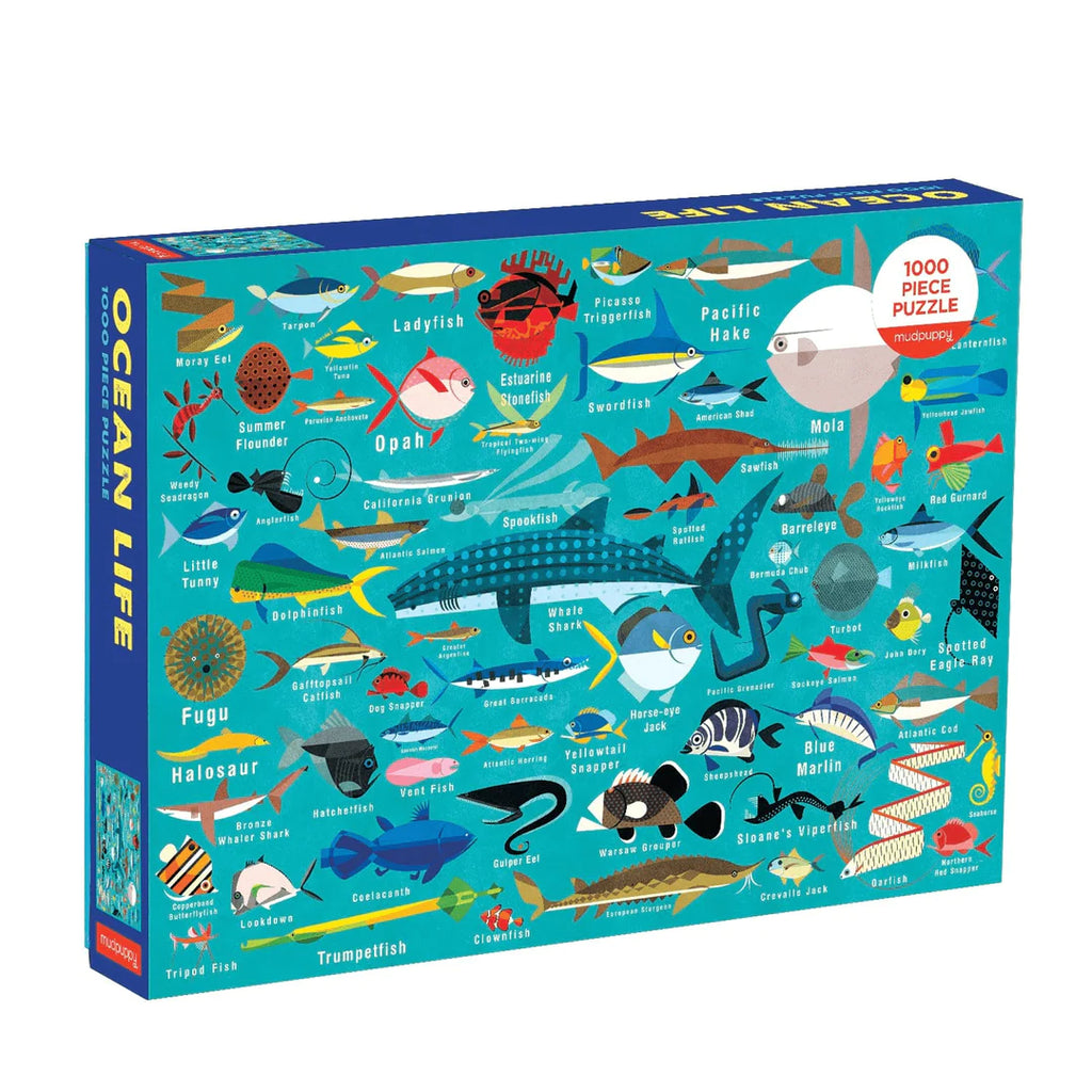 Mudpuppy Jigsaw Puzzles 1000 Piece - Ocean Life