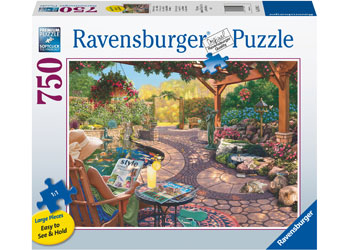 Ravensburger Jigsaw Puzzle 750 Piece Large Format- Cosy Backyard Bliss