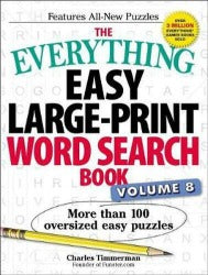 The Everything Easy Large Print Word Search Book Vol 8